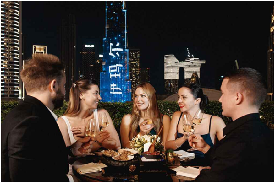 Dinner in Downtown Dubai